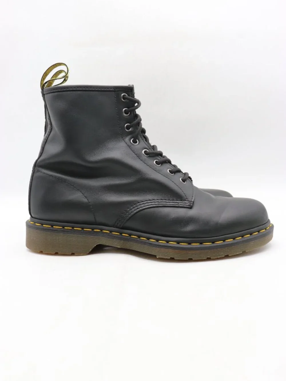 Doc Dr. Martens 1480 Men's 12 Black Leather Lace Up Ankle Combat Boots Lace Up